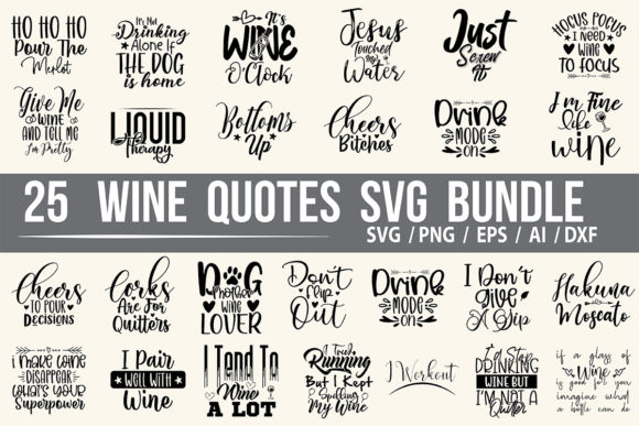 Download Wine Quotes SVG Bundle - Wine quotes svg Collection