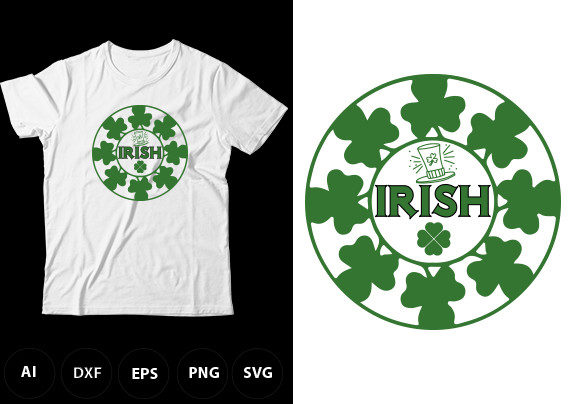Download Lucky Love T-Shirt Design, Irish Day Tee - Irish Collection